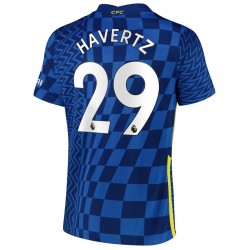 Camisola Chelsea Kai Havertz 29 Equipamento Primeiro 2021-2022 Manga Curta